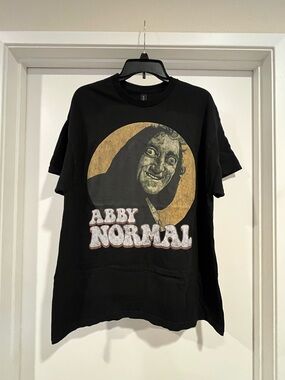 Abby Normal Young Frankenstein Graphic Tee Black XL Oversized Horror Movie